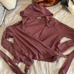 Gymshark yoga wrap hoodie
